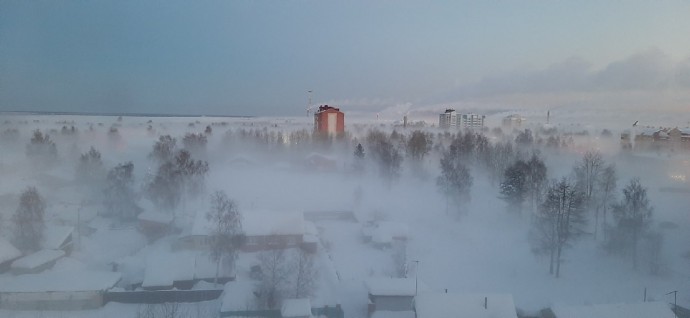 Морозы не отпускают